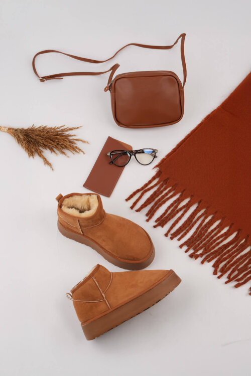 SET2050 Taba Bot-Çanta-Şal-Gözlük Dörtlü Set