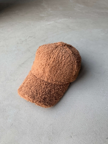 ŞPK-2001 Taba Teddy Kumaş Cap Şapka