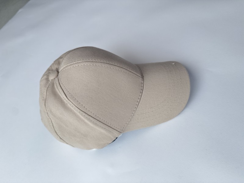 ŞPK-2009 Taş Rengi Kumaş Cap Şapka - 1