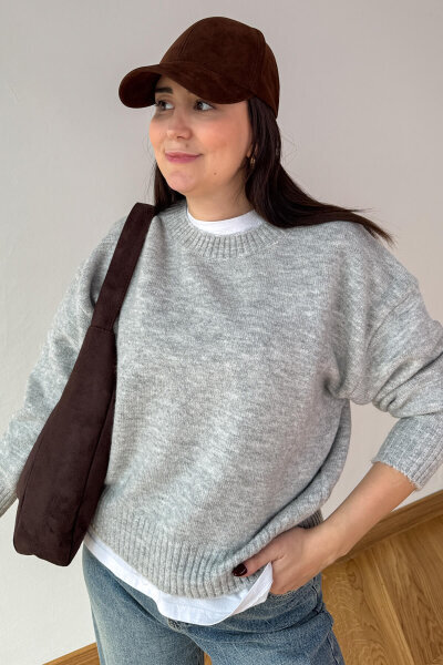 ŞPK-2010 Acı Kahve Süet Basic Cap Şapka - 3