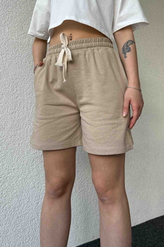 ŞRT-16025 Vizon İpli Uzun Lastikli Şort - 3