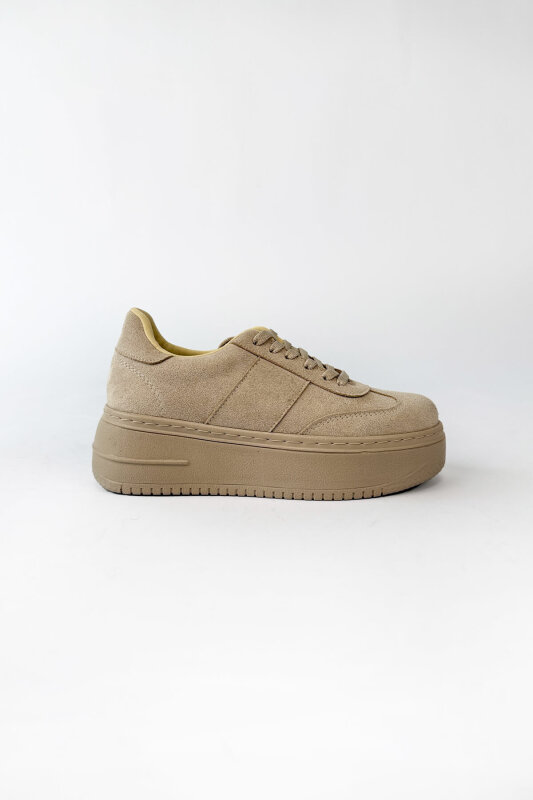 Vesper Serisi Vizon Süet Dokulu Sneaker-Çanta-Gözlük Seti  - 2